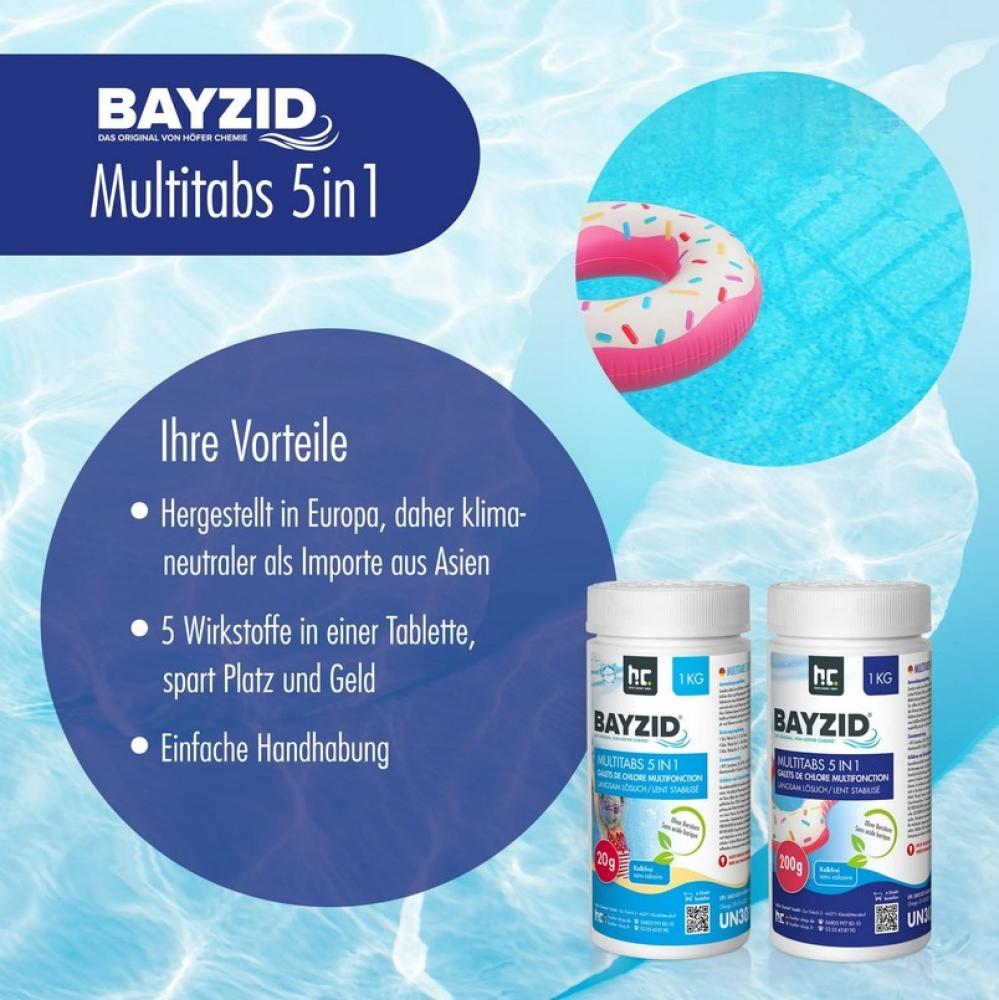 5 kg BAYZID® Multitabs 200g 5in1 für Pools